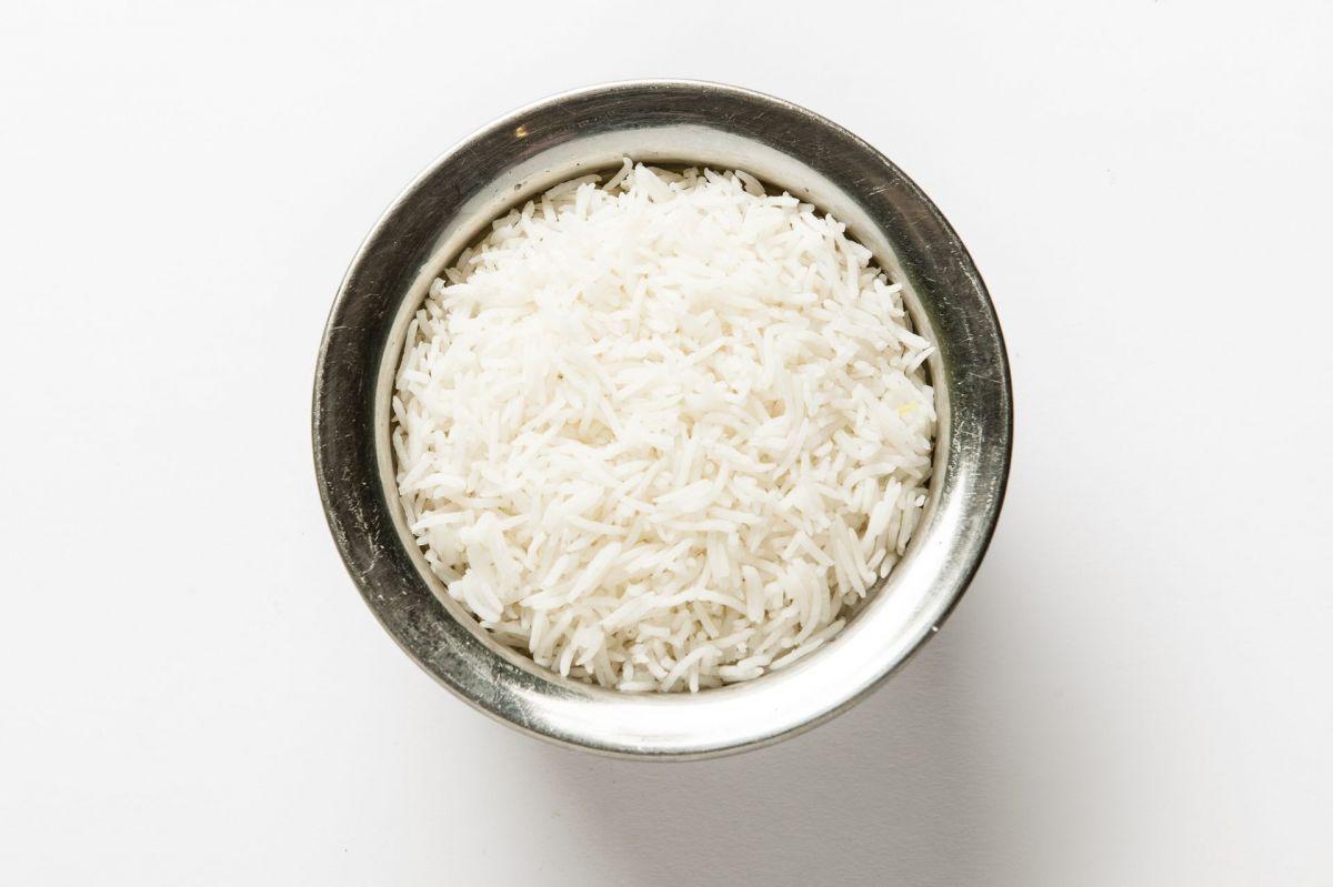 Plain basmati rice